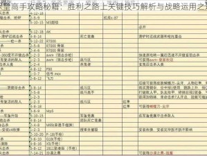 保皇高手攻略秘籍：胜利之路上关键技巧解析与战略运用之道