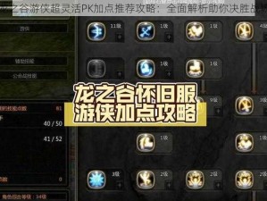 龙之谷游侠超灵活PK加点推荐攻略：全面解析助你决胜战场