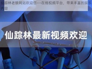 仙踪林老狼网站欢迎您——在线视频平台，带来丰富的娱乐内容