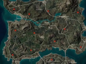 PUBG艾伦格密室探险攻略：精准位置图全揭秘