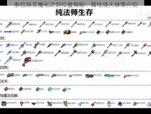 泰拉瑞亚魔化之剑位置揭秘：属性强大掉落介绍