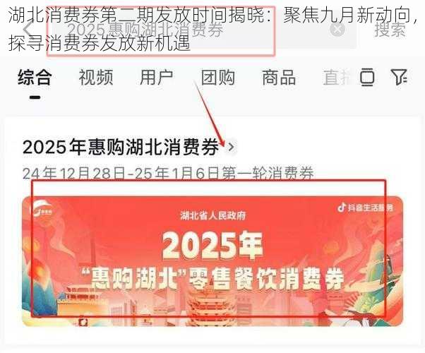 湖北消费券第二期发放时间揭晓：聚焦九月新动向，探寻消费券发放新机遇