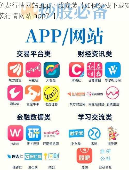 免费行情网站app下载安装【如何免费下载安装行情网站 app？】