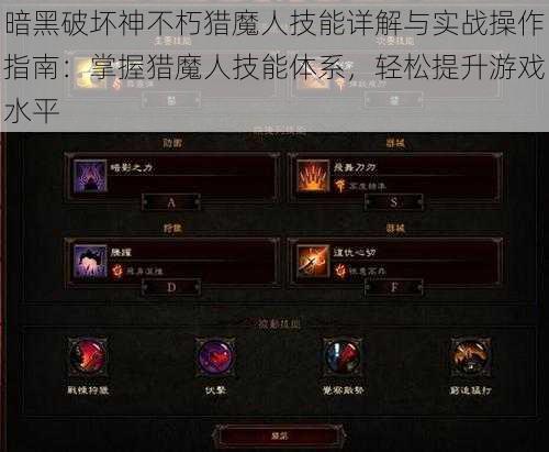 暗黑破坏神不朽猎魔人技能详解与实战操作指南：掌握猎魔人技能体系，轻松提升游戏水平