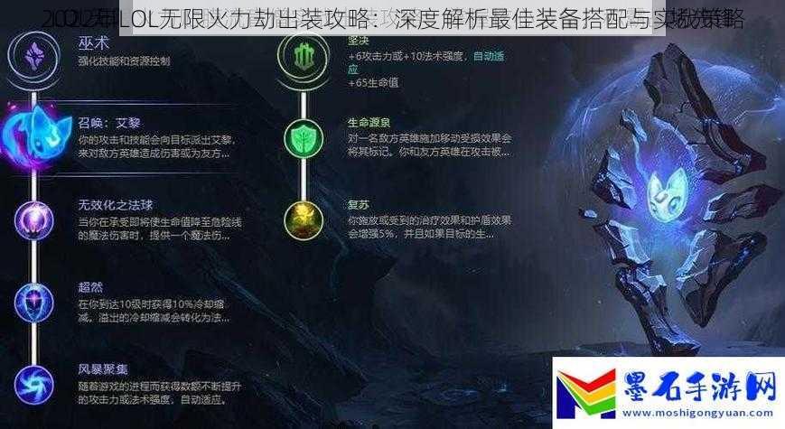 2022年LOL无限火力劫出装攻略：深度解析最佳装备搭配与实战策略