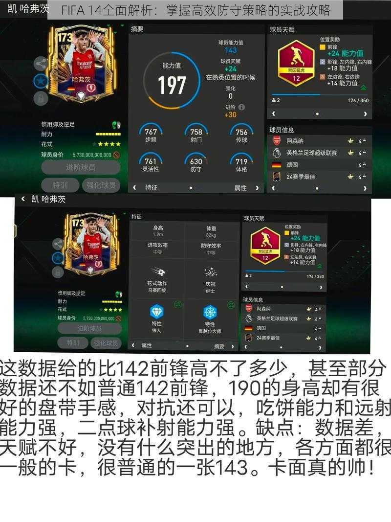 FIFA 14全面解析：掌握高效防守策略的实战攻略