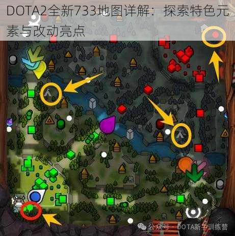 DOTA2全新733地图详解：探索特色元素与改动亮点