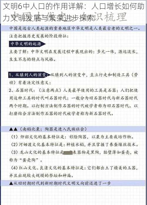 文明6中人口的作用详解：人口增长如何助力文明发展与繁荣进步探索