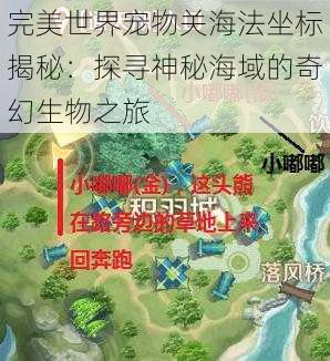 完美世界宠物关海法坐标揭秘：探寻神秘海域的奇幻生物之旅