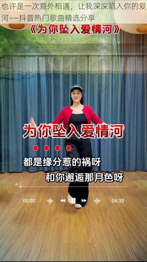 也许是一次意外相遇，让我深深陷入你的爱河——抖音热门歌曲精选分享