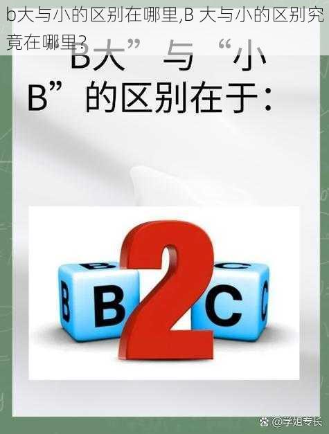 b大与小的区别在哪里,B 大与小的区别究竟在哪里？