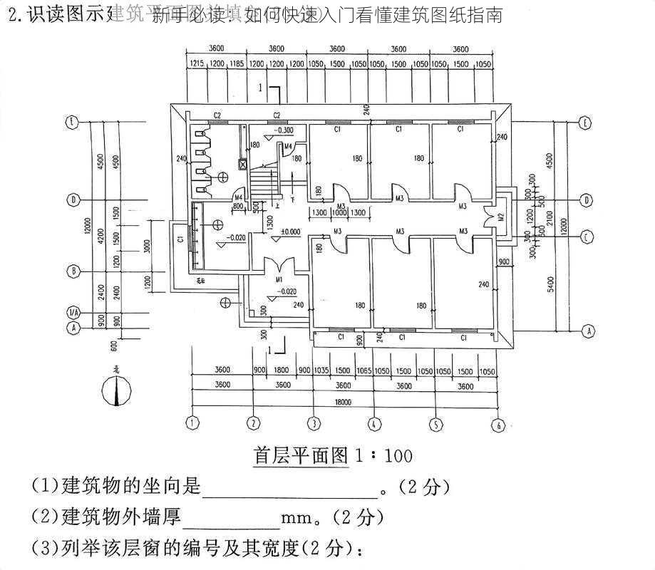 新手必读：如何快速入门看懂建筑图纸指南