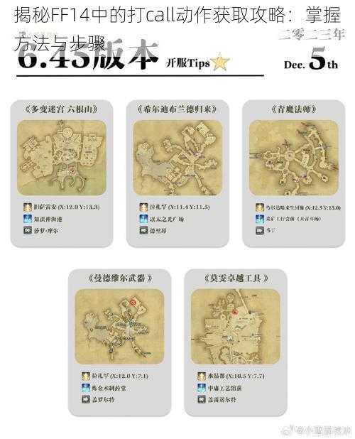 揭秘FF14中的打call动作获取攻略：掌握方法与步骤