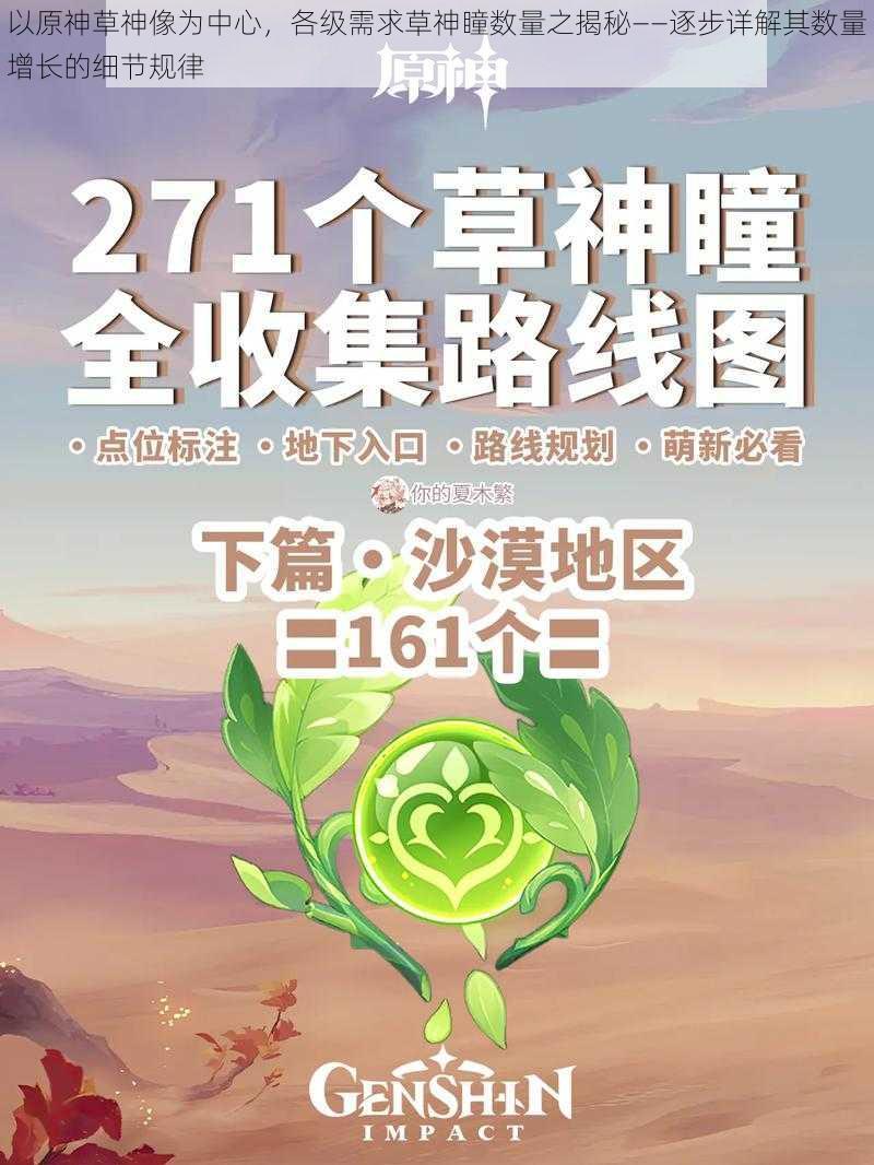 以原神草神像为中心，各级需求草神瞳数量之揭秘——逐步详解其数量增长的细节规律